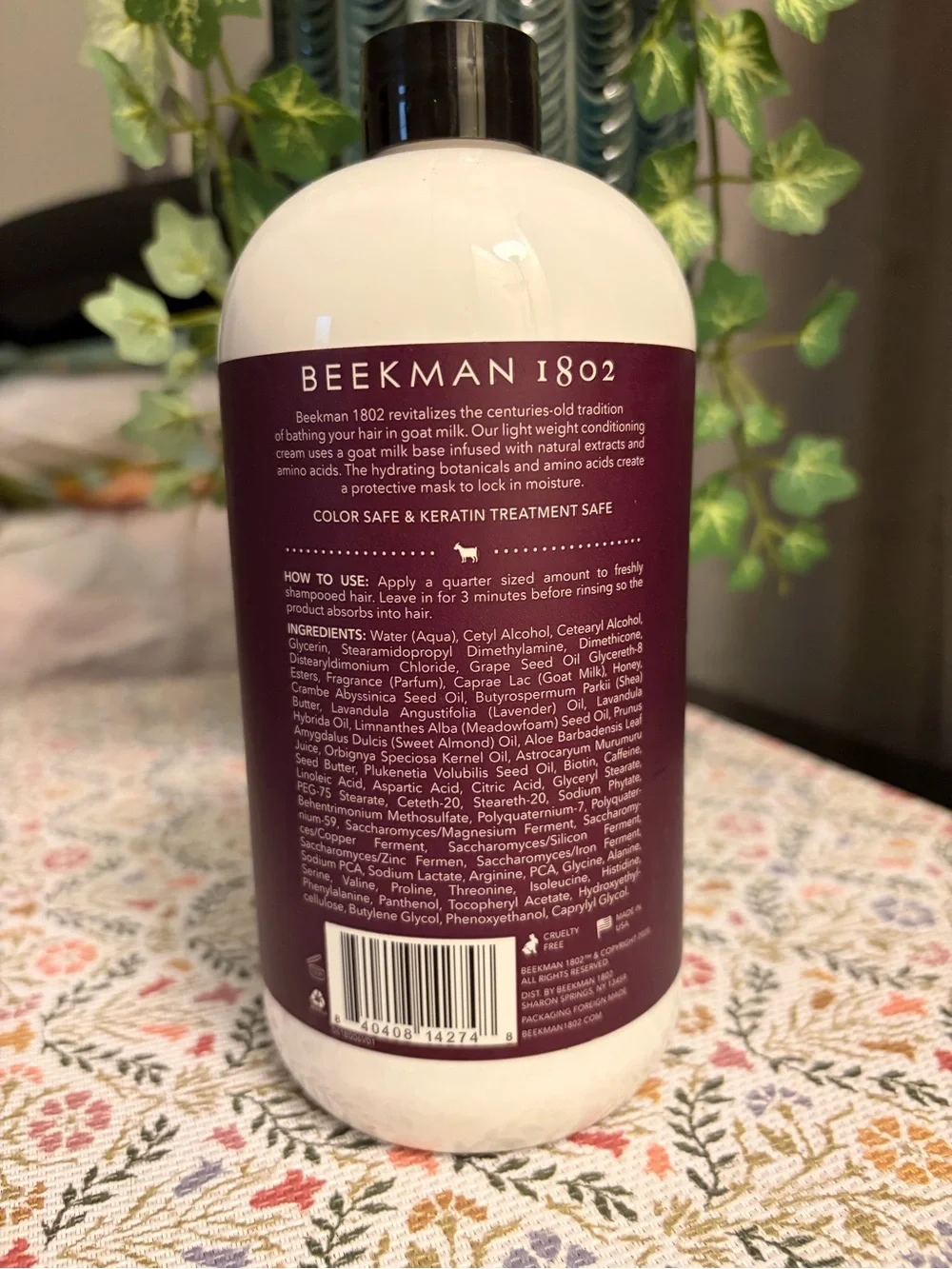 Beekman 1802 Fig Leaf Goat Milk Conditioner - BIG ONE! 24 fl oz!